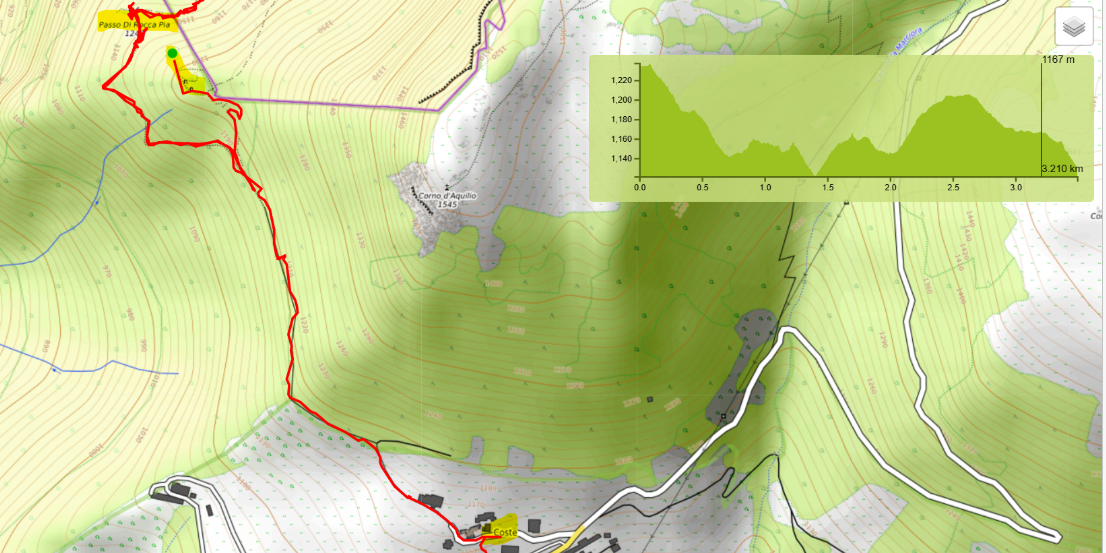 Mappa rocca pia