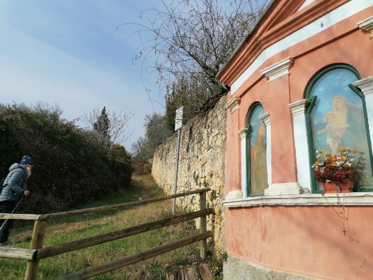 al capitello salita per Marega