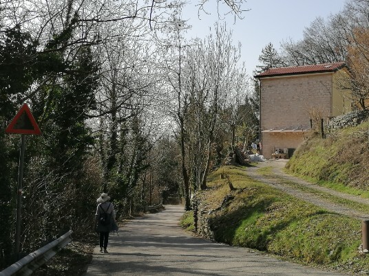 Via valle discsa a Monte