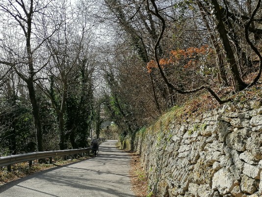 Via valle discsa a Monte