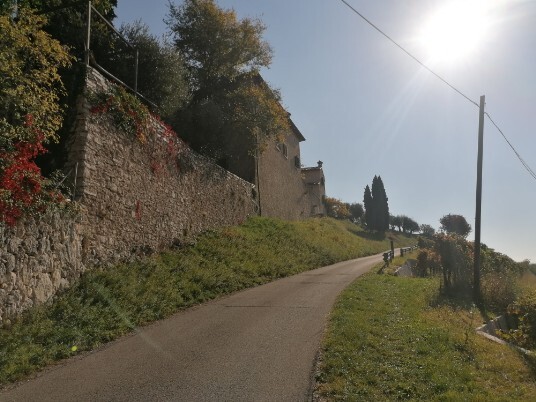 discesa a Vigolo da Castel