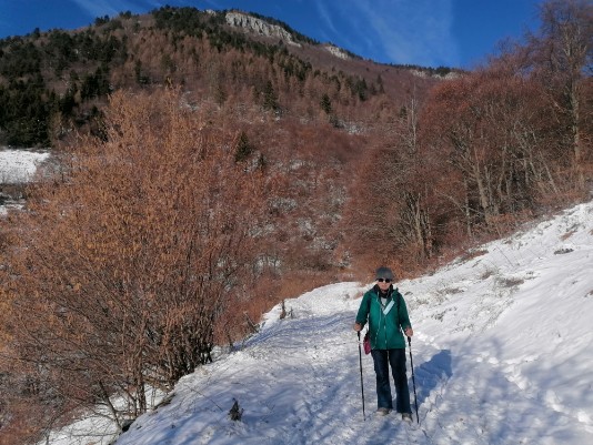 Neve sentiero Tommasi Grola