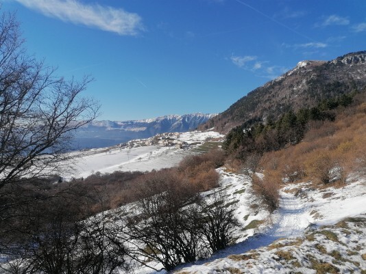 Neve sentiero Tommasi Grola