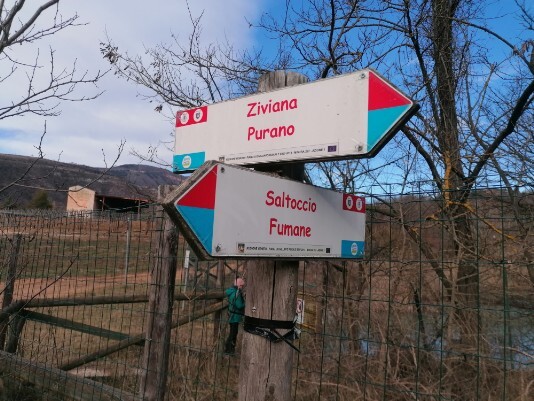 segnavia per Ziviana Purano o Santoccio Fumane