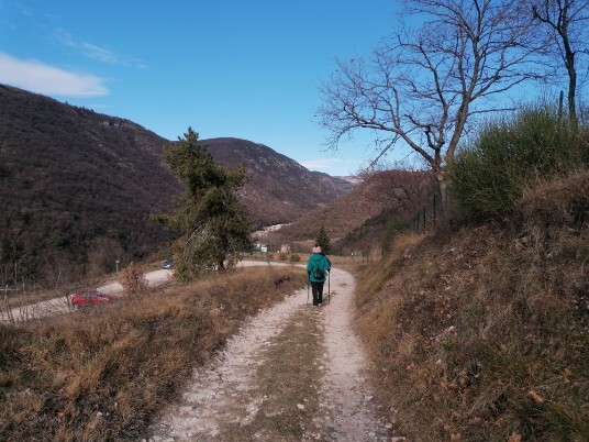 discesa nella Valle dei progni 