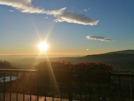 dalla panchina di Preperchiusa panorami