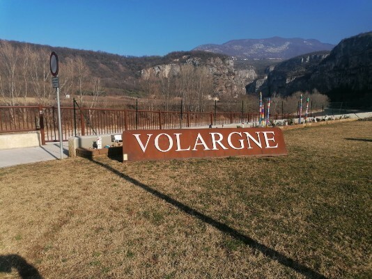 Volargne inizio Ciclabile dell'Adige