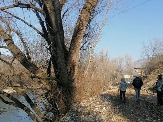 Volargne Ponton tratto in costruzione ciclopedonale adige