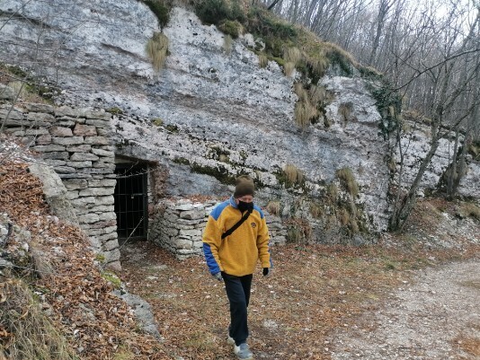  tratti sentiero trincee Monte Cimo