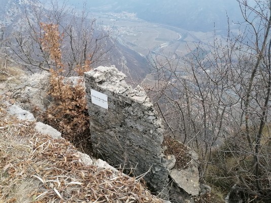  tratti sentiero trincee Monte Cimo Osservatorio