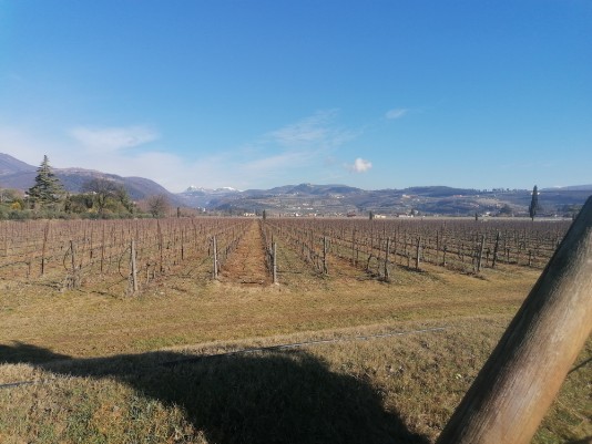 panorama valle di Fumane da strada provinciale