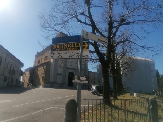 chiesa di San Pietro in Cariano segnavia incrocio