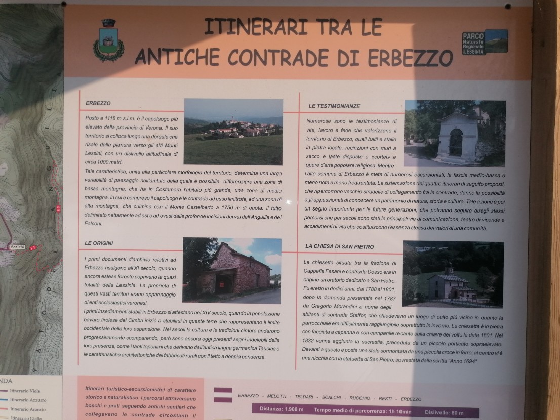 Itinerari tra le antiche contrade di Erbezzo