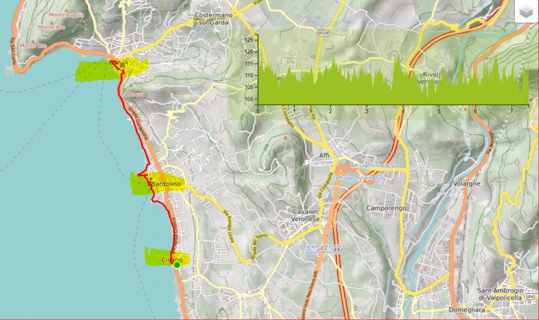 clicca su mappa Cisano Bardolino Garda