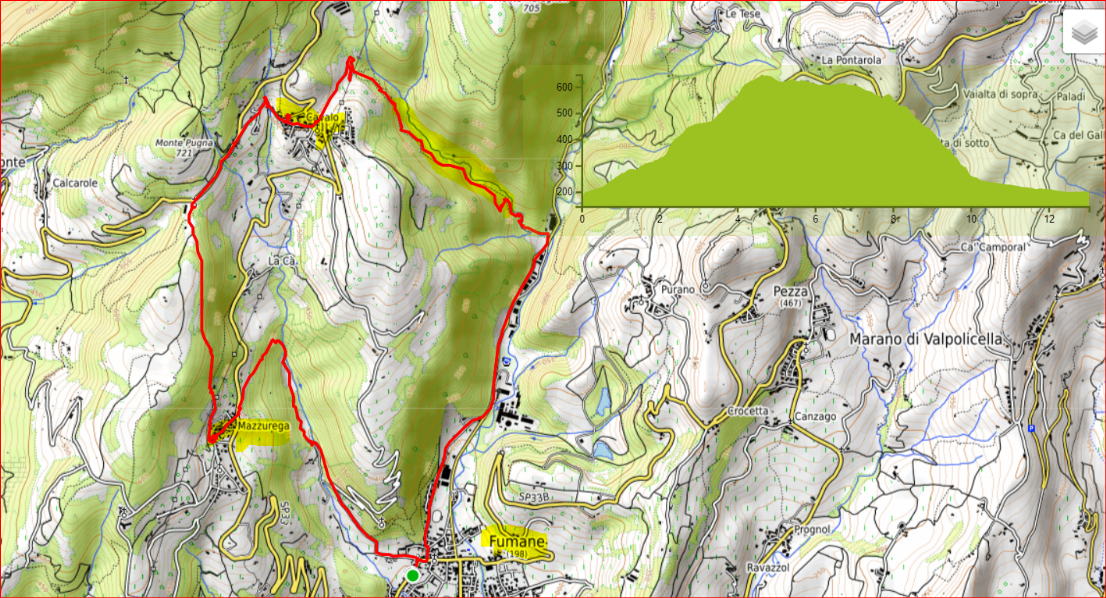 Map Fumane Lena Mazzurega Cavalo Pangoni