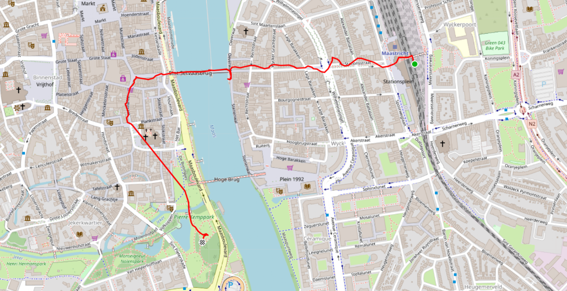 Mappa Maastricht walk