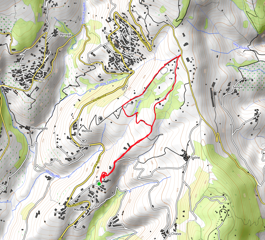 Mappa Mazzano Arpa eolica