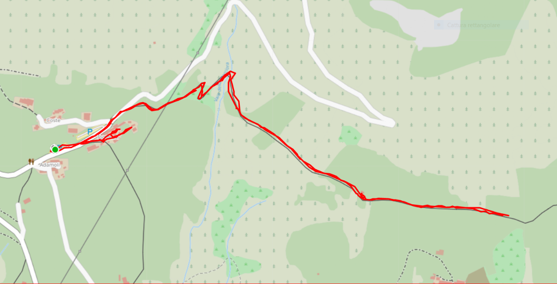 mappa del percorso e profilo altimetrico