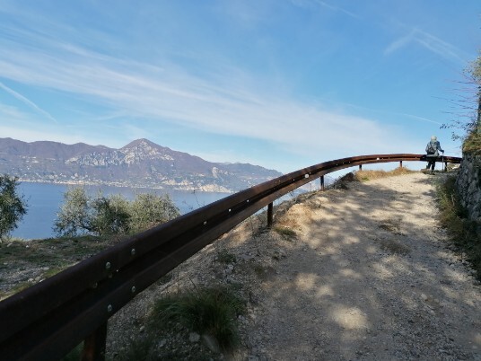 in salita in direzione del Crero panorami