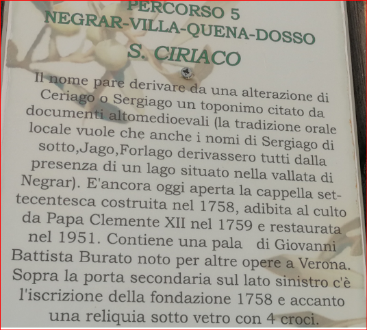 San Ciriaco spiegazioni e storia 